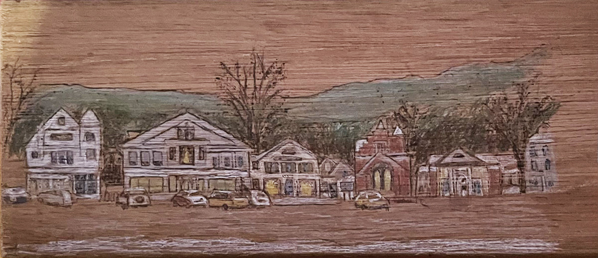 Stockbridge Stroll captures the charm and character of Main Street in Stockbridge, Massachusetts