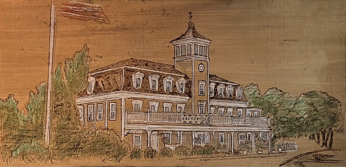 Enduring Manisses captures Hotel Manisses with meticulous precision