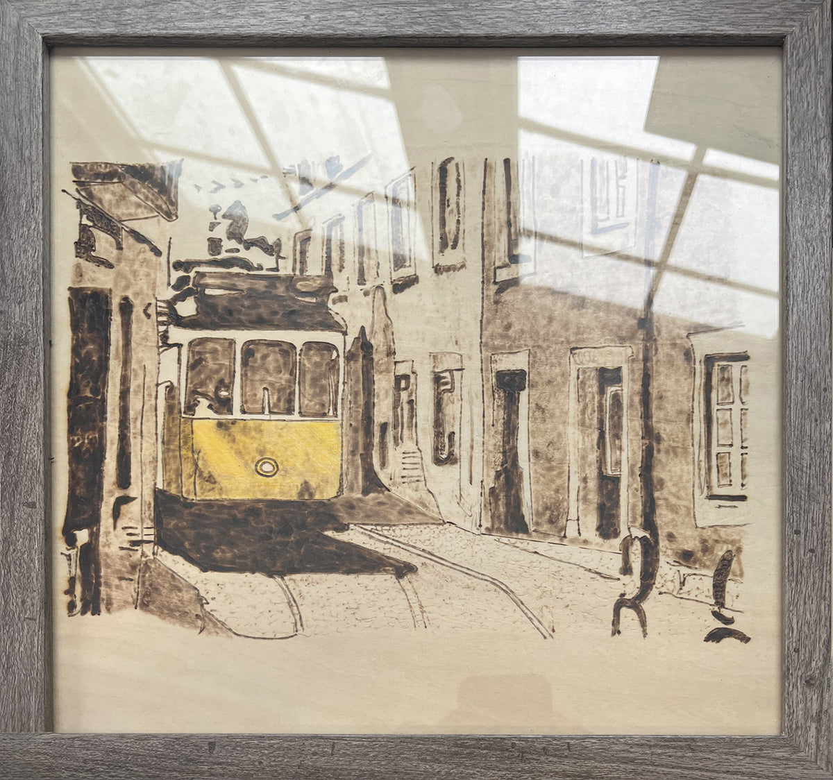 LisbonÕs famous yellow tram