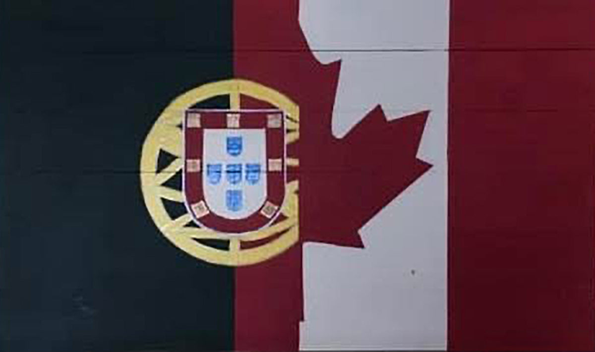 Portugal and Canada Flag