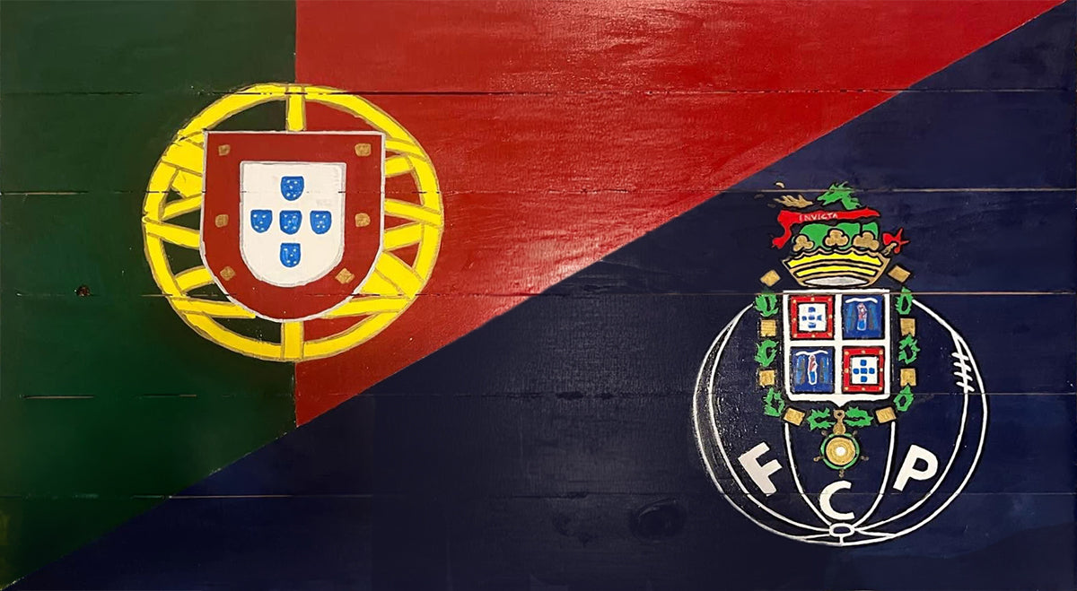Portugal and FC Porto Flag