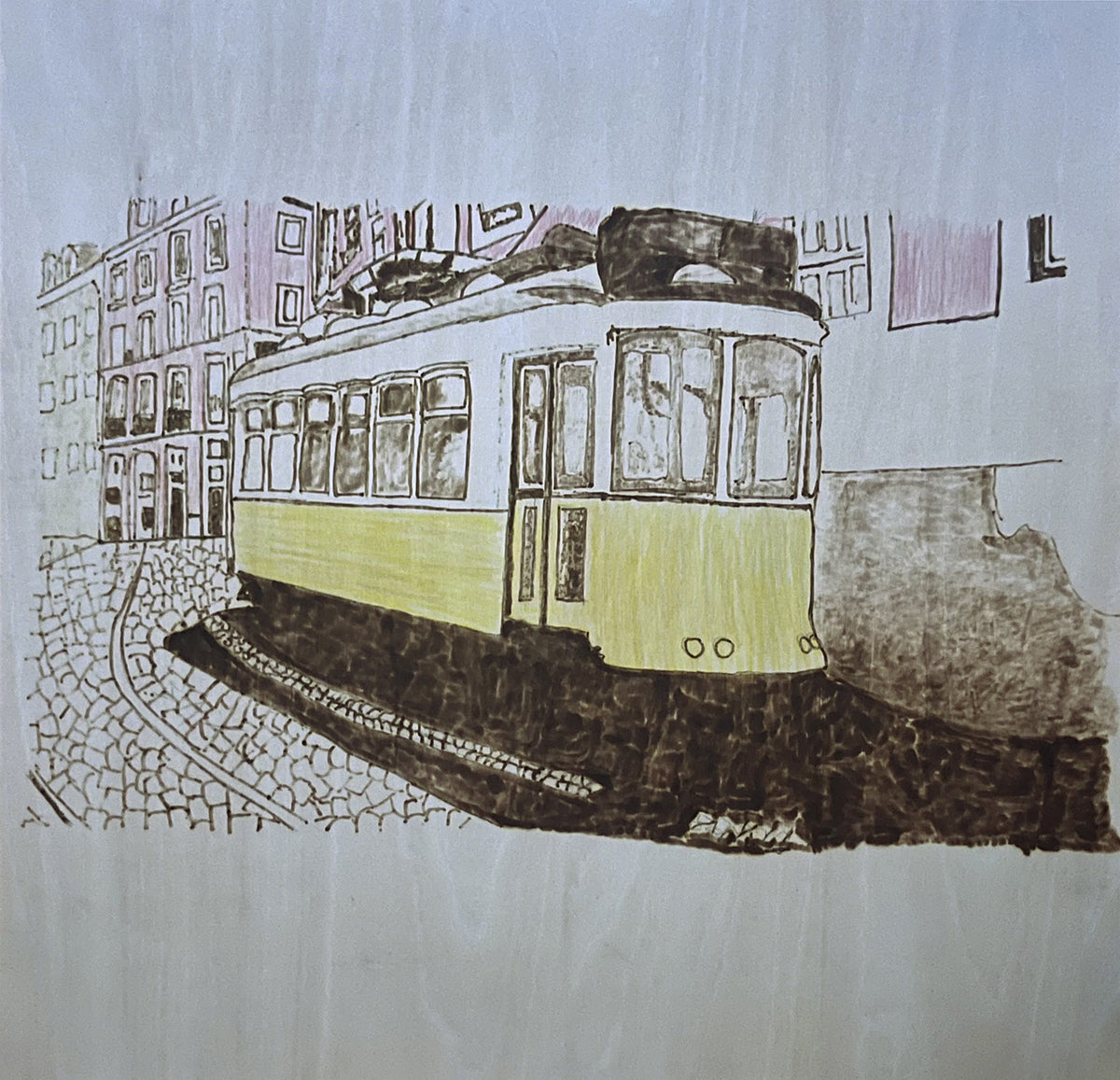 LisbonÕs famous yellow tram