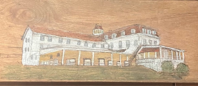 Block Island Wood-Burned Sign