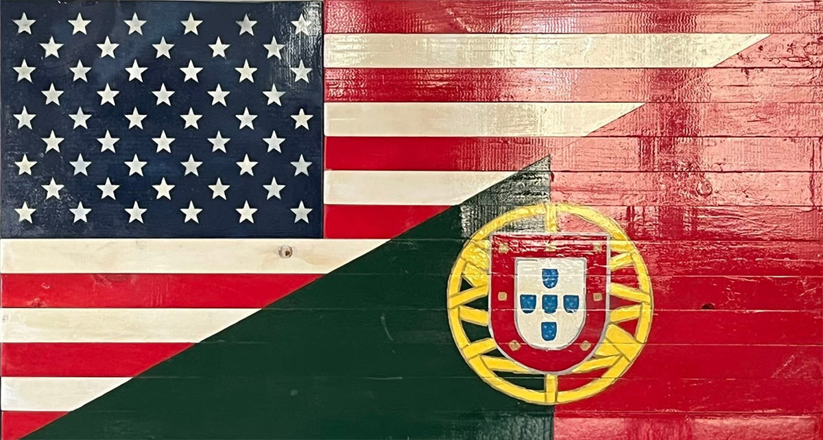 USA and Portugal Flag